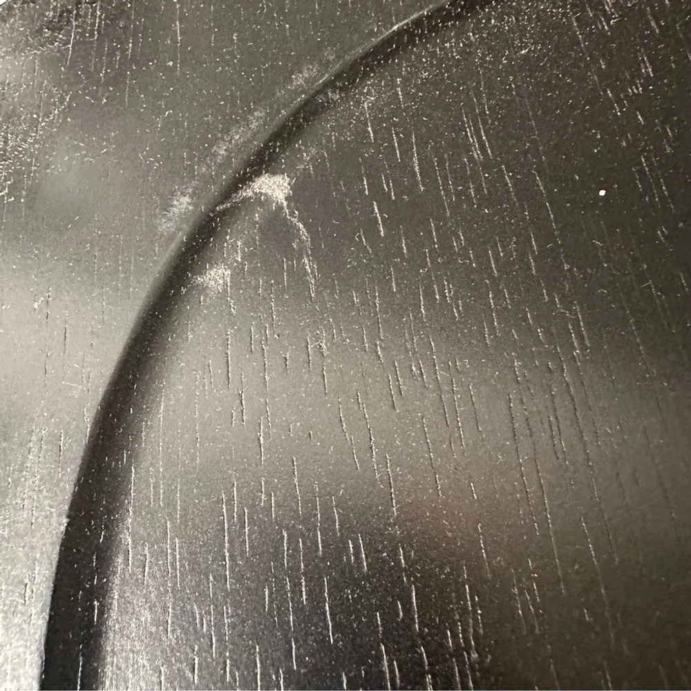 PRESIDENTS CHOICE Black Wood Charger Plates Set of 4 - Picture 5 of 7